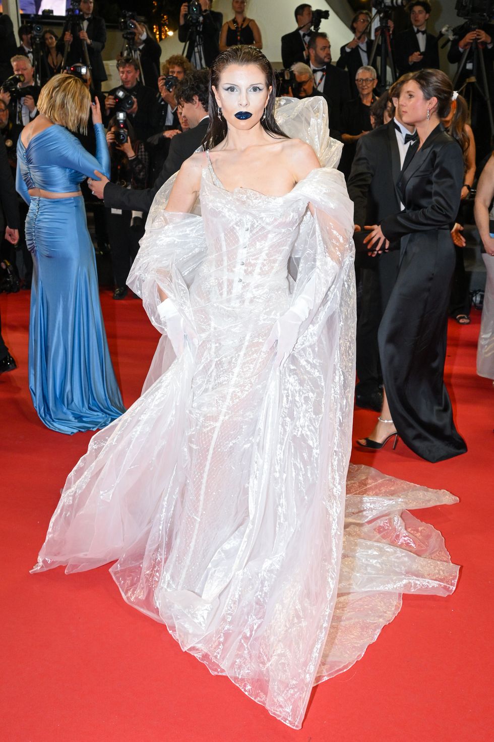 Julia Fox Wore Yet Another Totally Unusual Red-Carpet Look at the Cannes Film Festival