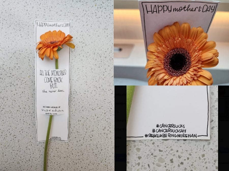 Free flowers to keep mum's memory alive