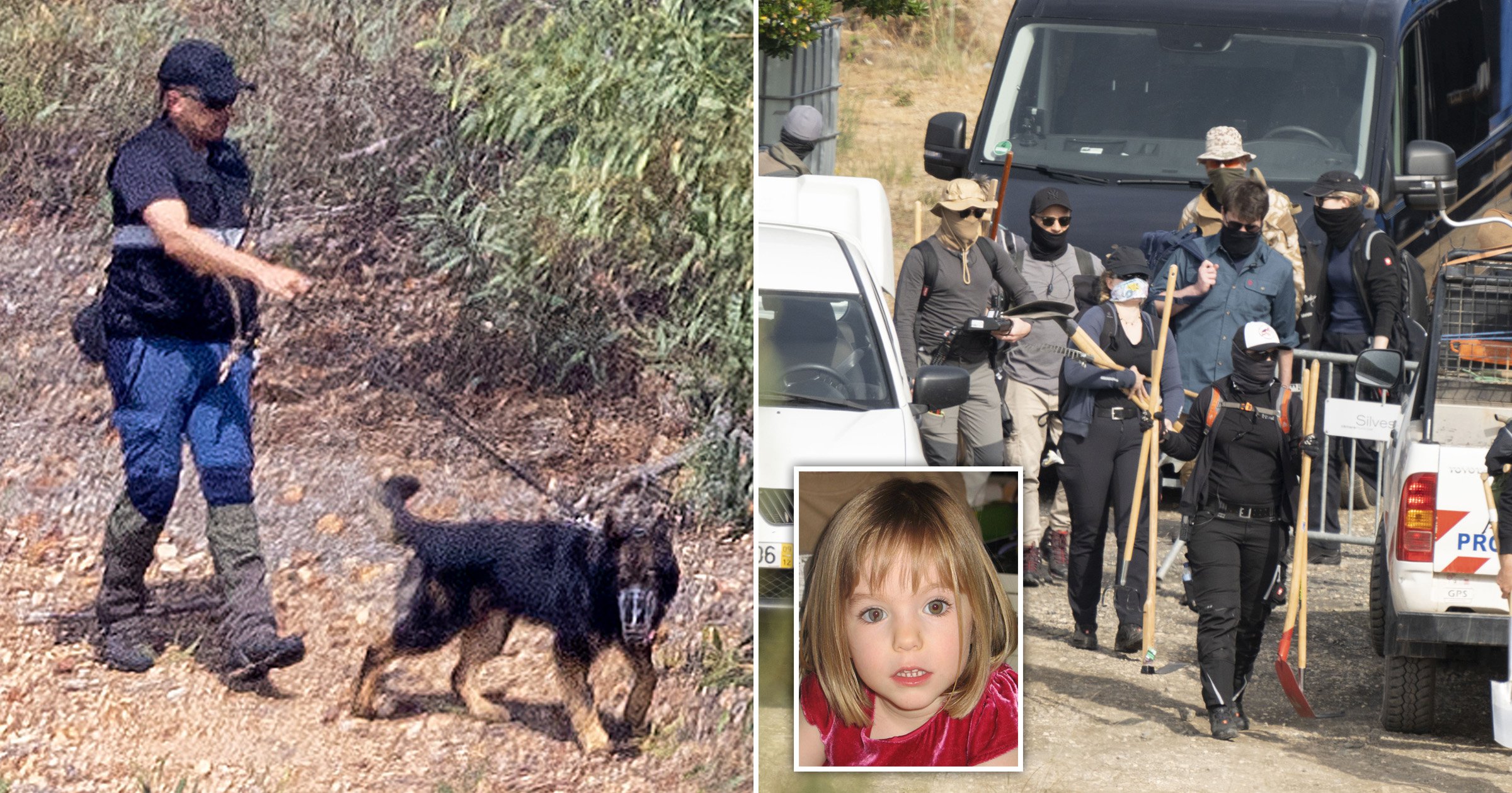 Sniffer dogs and pickaxes used in fresh search for Madeleine McCann in reservoir