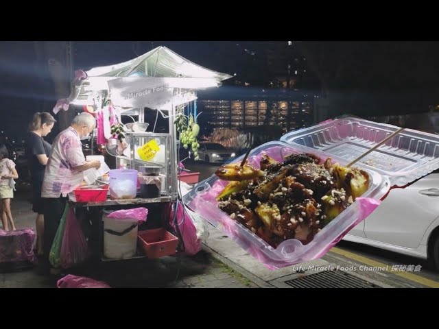 罗惹水果沙拉槟城路边档街头美食小吃 Rojak Salad Mixed Fruits Penang Food Stalls