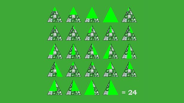 You are a puzzle genius if you can spot all triangles hidden in tricky brain teaser