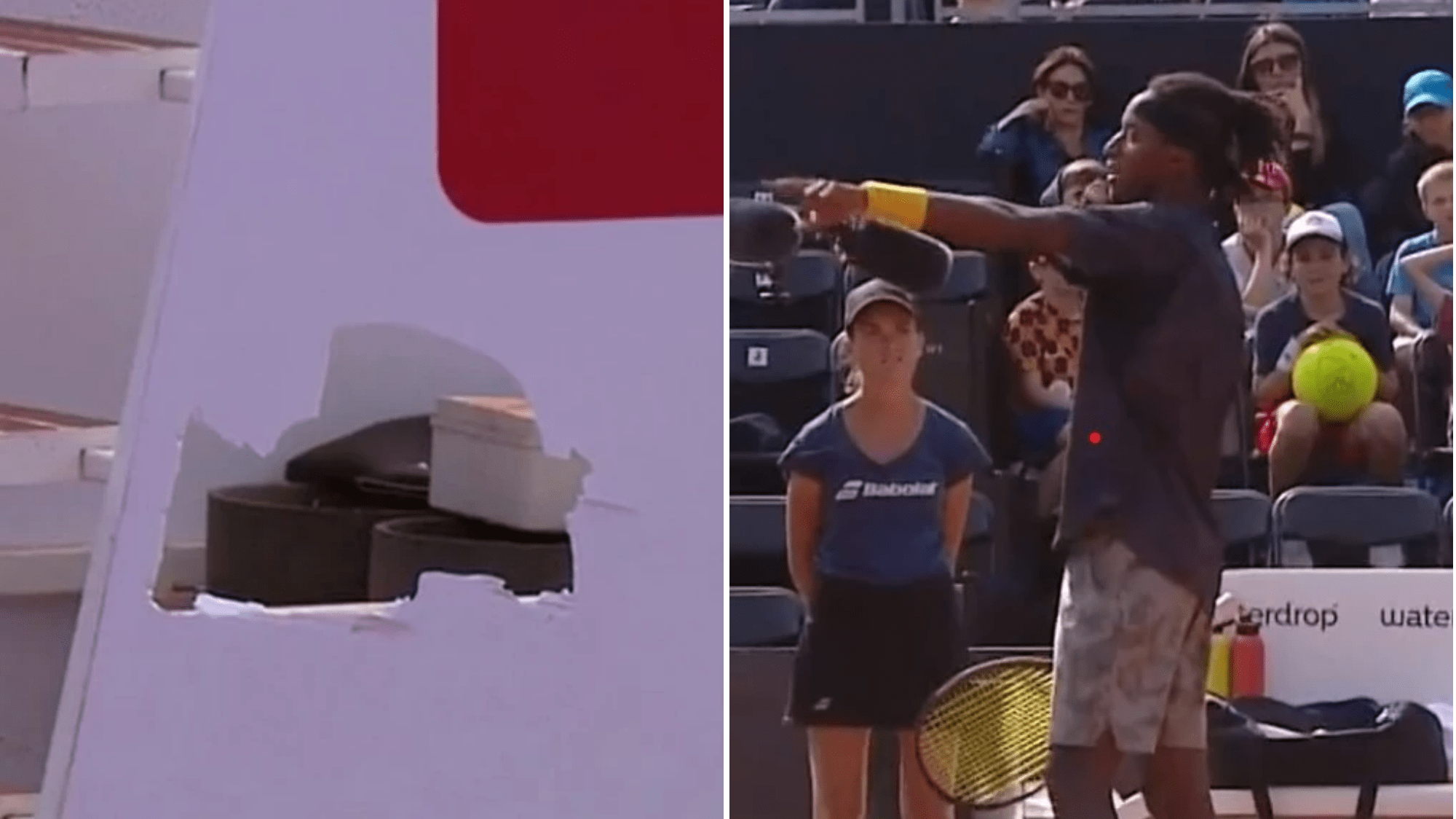 Angry tennis star goes ballistic and smashes racket through umpire’s chair