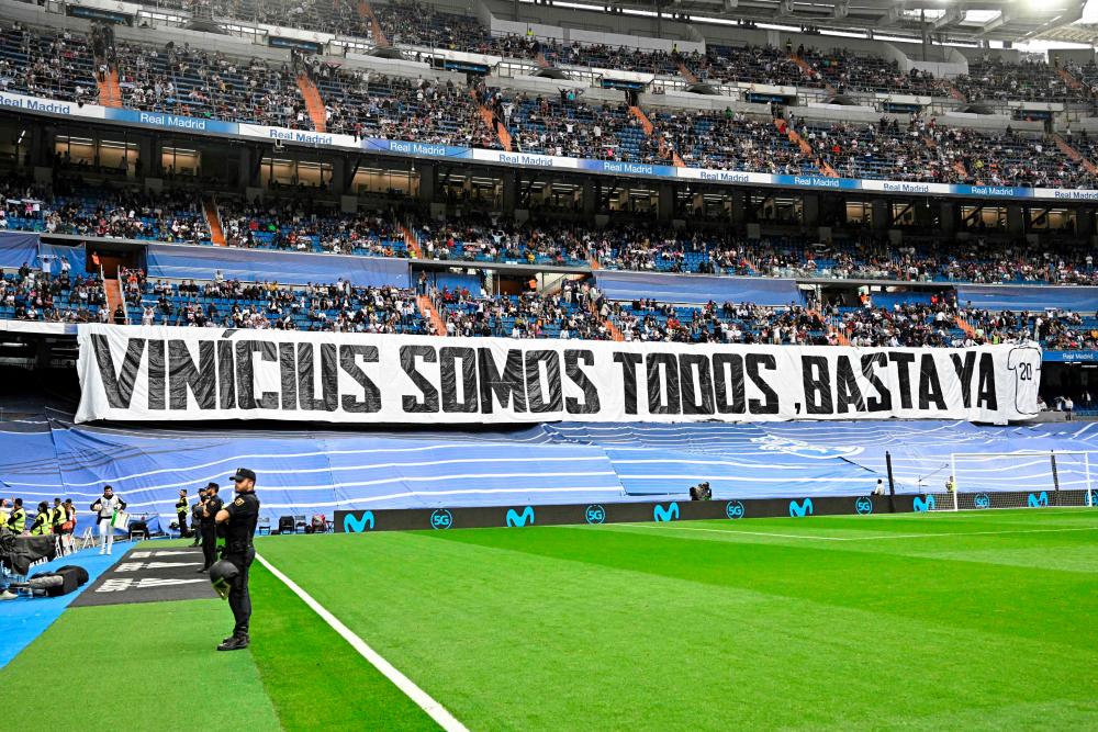 Vinicius hate crime suspects banned from Spanish stadiums