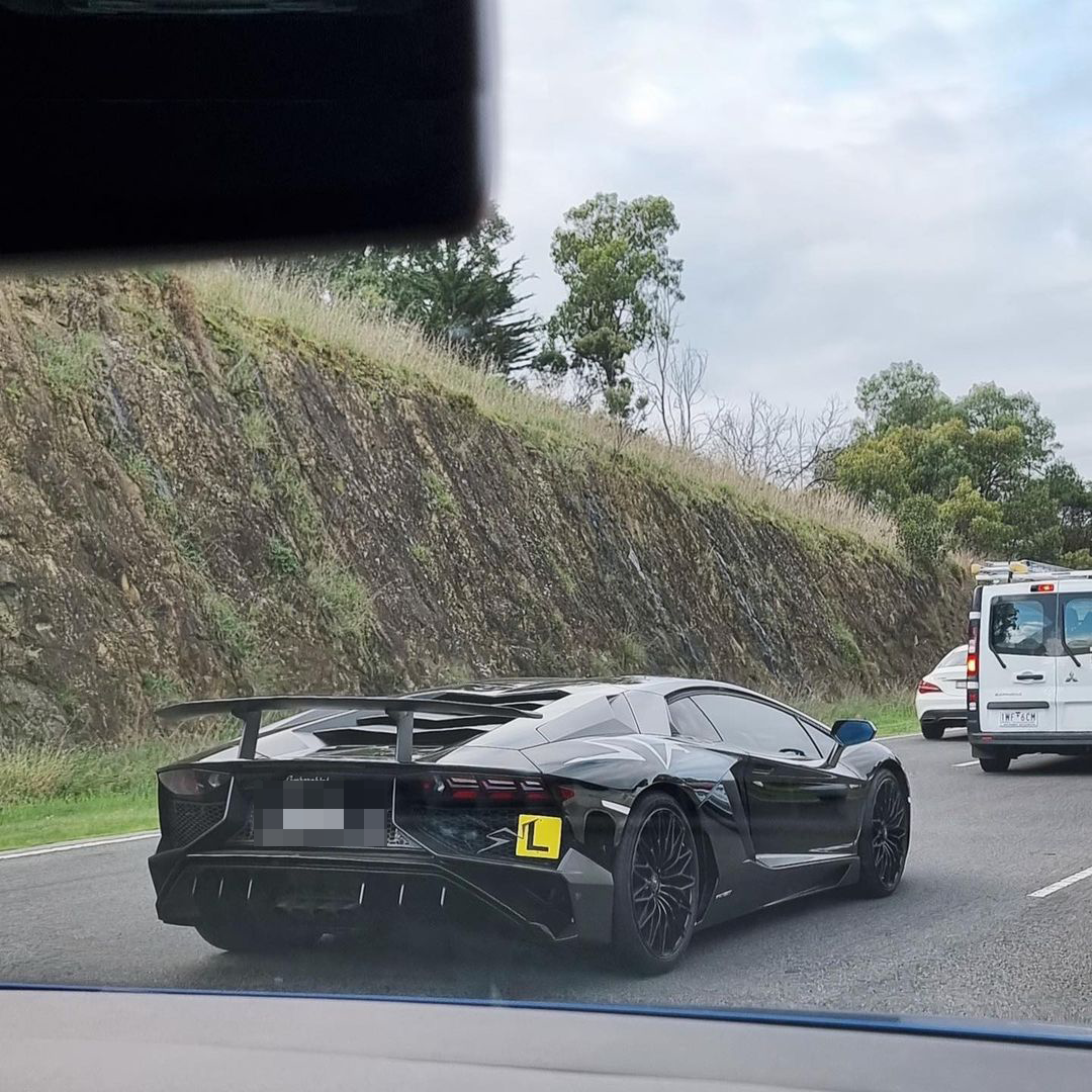 Learner Driver Spotted Casually Cruising Around In Lamborghini