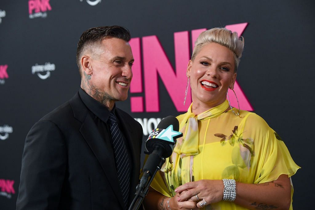 Pink Wore A See-Through Banana-Print Bikini On Vacation