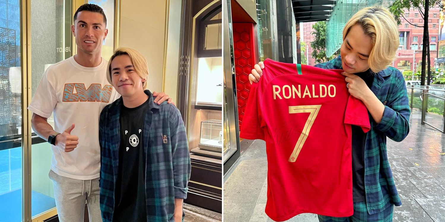 Jianhao Tan’s wife surprises him with private cristiano ronaldo fan meet for 30th birthday