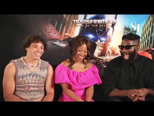 Transformers: Rise of the Beasts cast on keeping it real among the robots