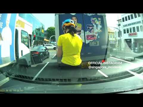 The dash cam video of the altercations between a female cyclist and a female driver at Katong