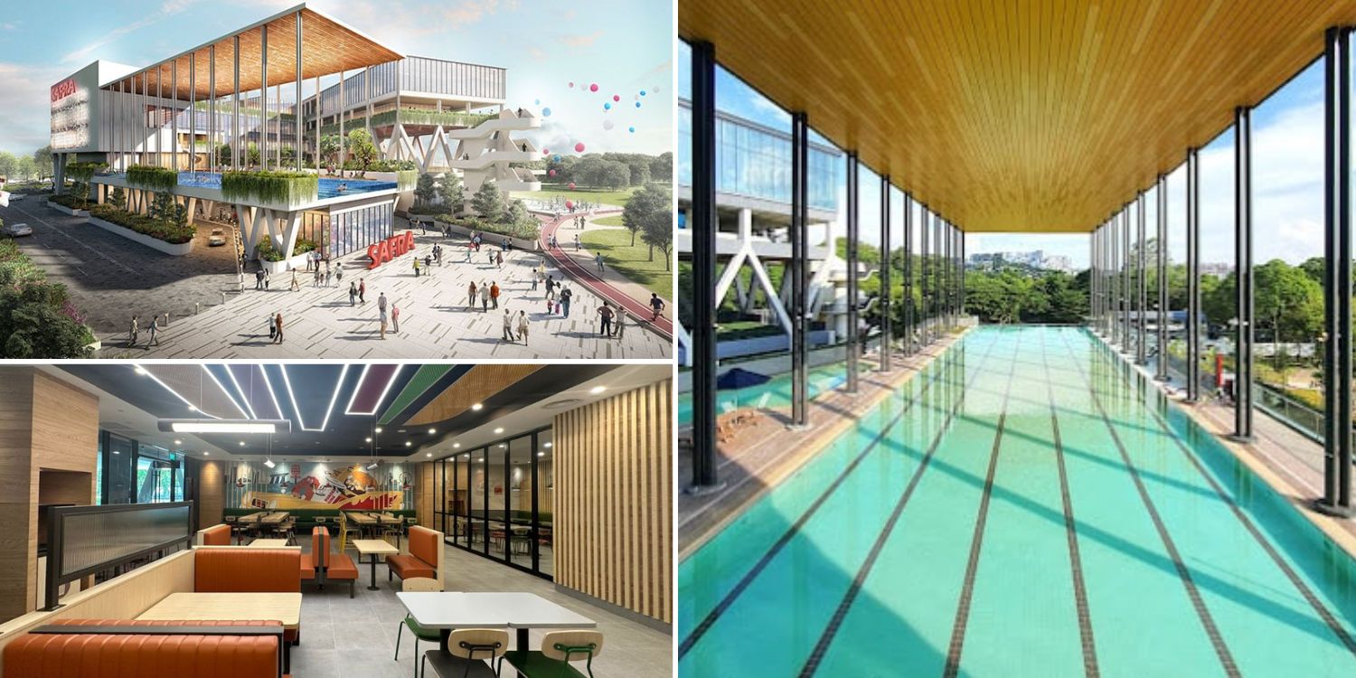 Safra Choa Chu Kang now open with burger king drive-thru, sheltered pool & indoor inflatable park