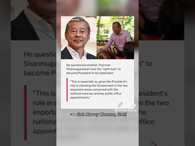 Harvey Norman Ossia's founder George Goh running for S'pore President