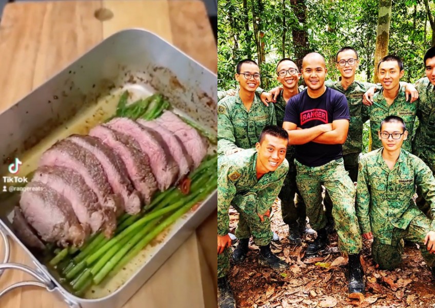 Ex-SAF regular cooks up a storm on TikTok with mess-tin meals