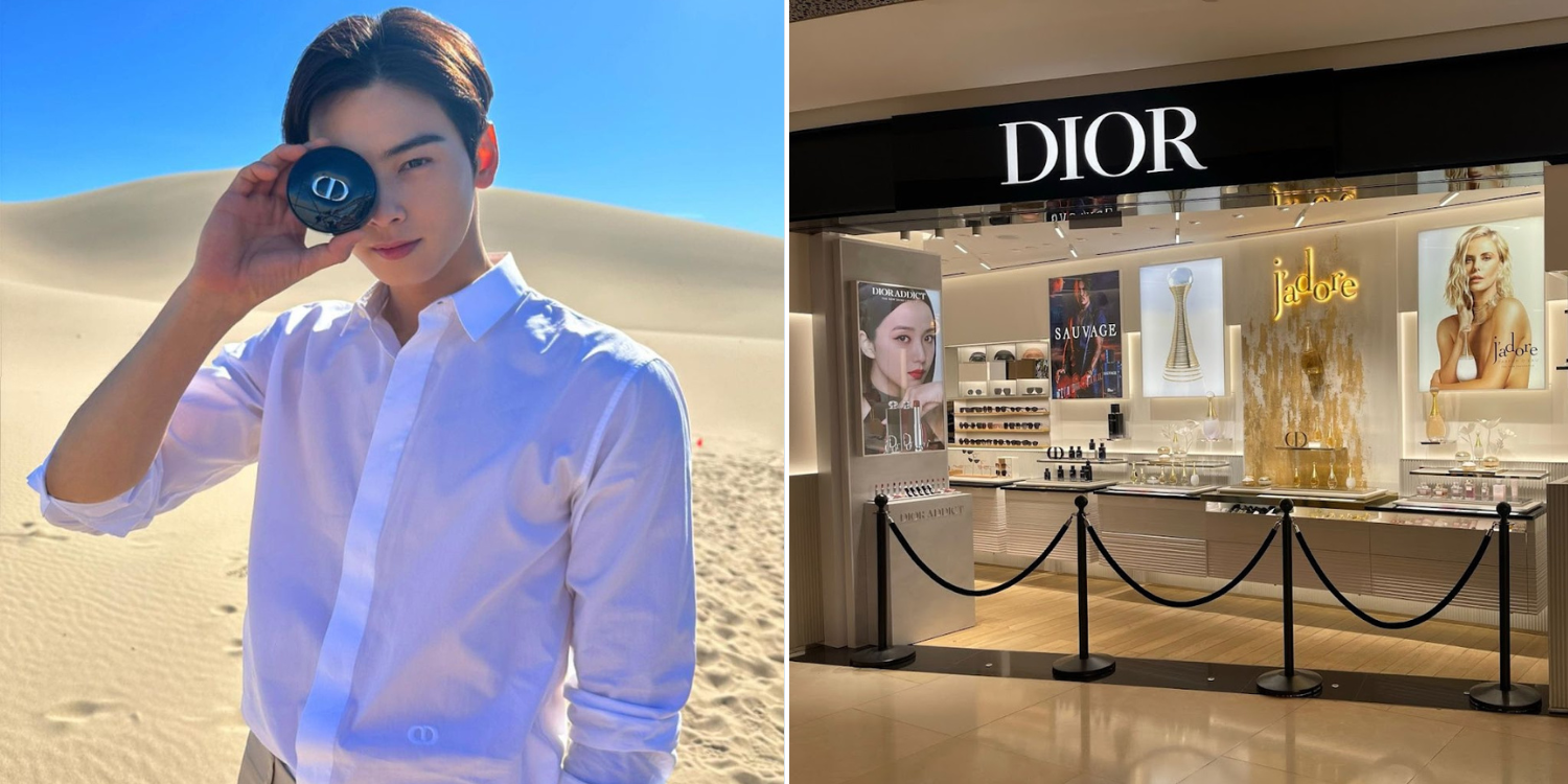 Astro’s cha eun-woo will be at ion orchard & tanjong beach club for dior events