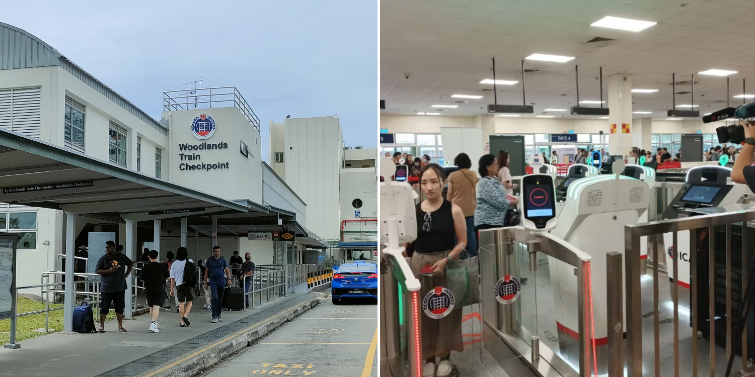 Woodlands train checkpoint has 10 self-clearance Immigration kiosks, scan passport & biometrics faster