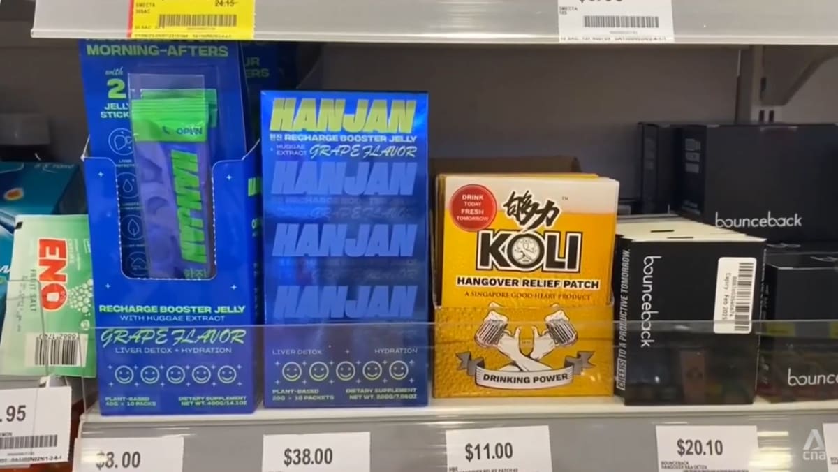 Anti-hangover products gain popularity among drinkers with Singapore’s nightlife reopening