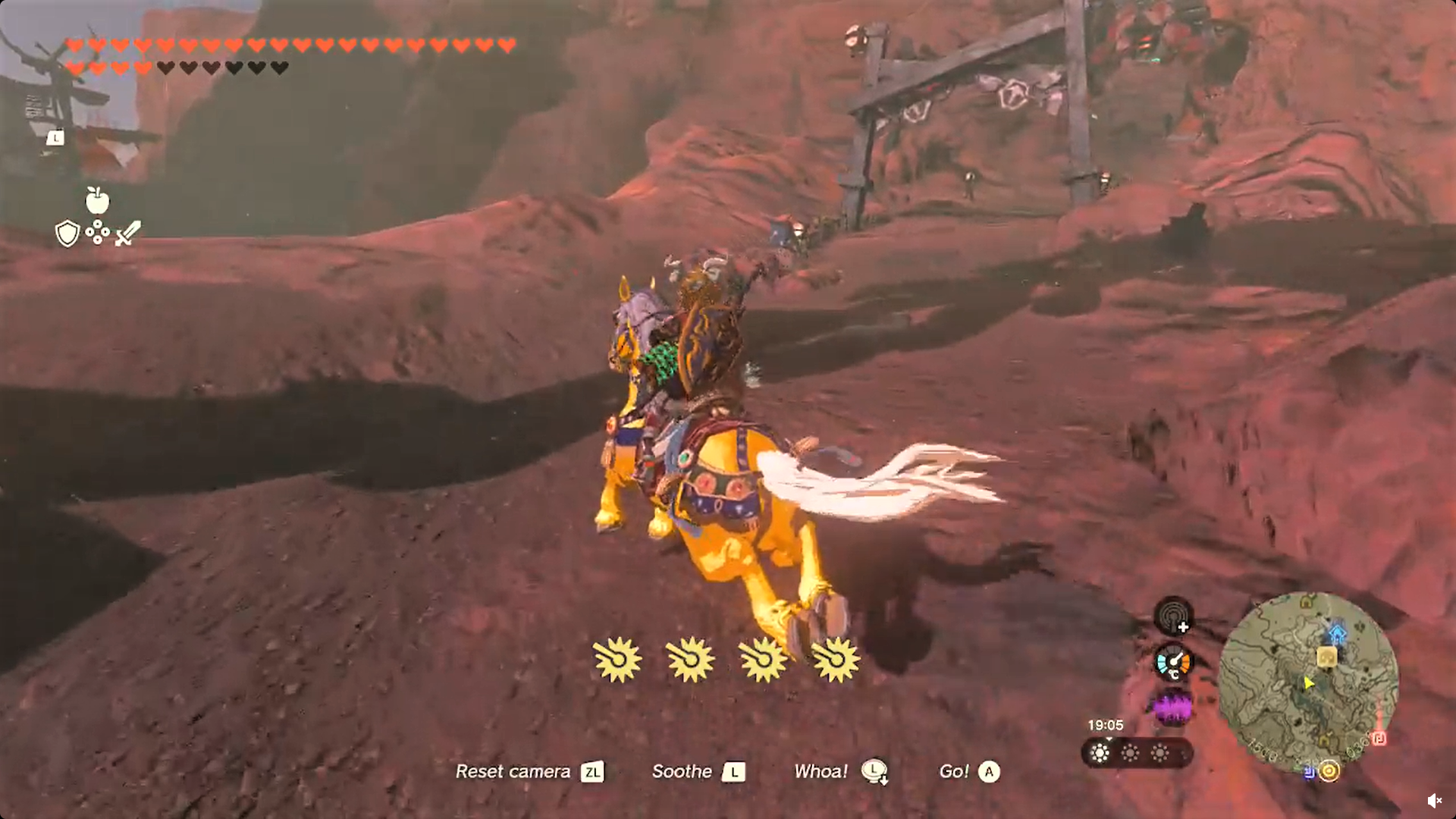 Tears Of The Kingdom glitch turns Zelda’s golden horse into a hovercraft