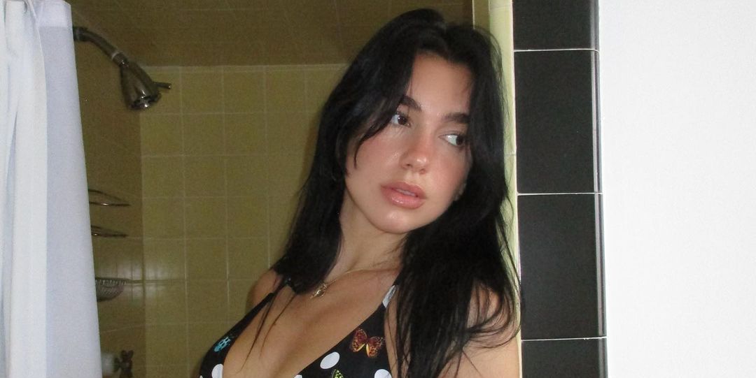 Dua Lipa Welcomes the Start of Bikini Season in an Itty-Bitty Polka-Dot Set