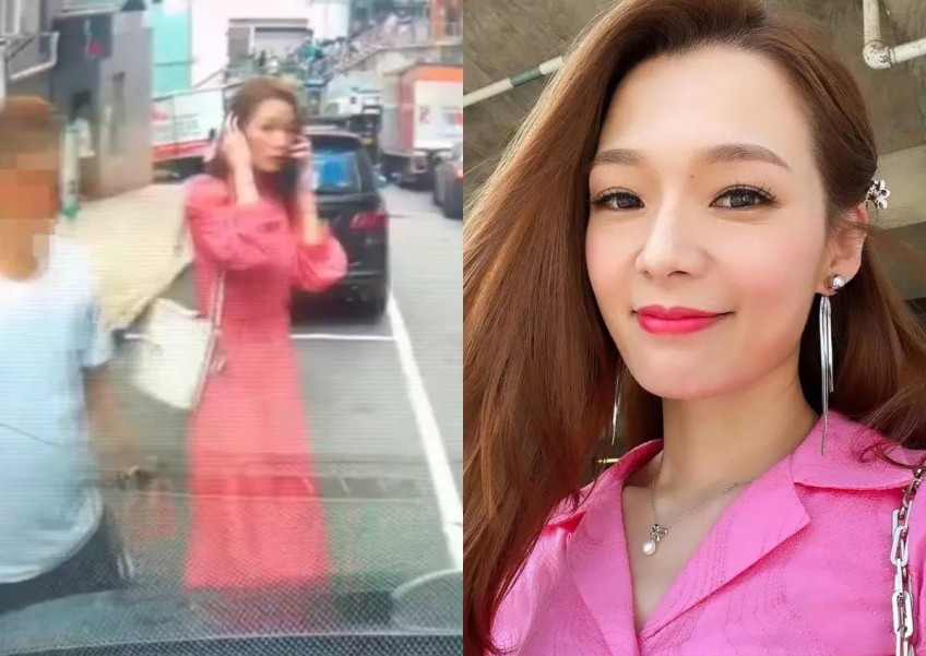 TVB actress Koni Lui accused of standing on parking space to chope it