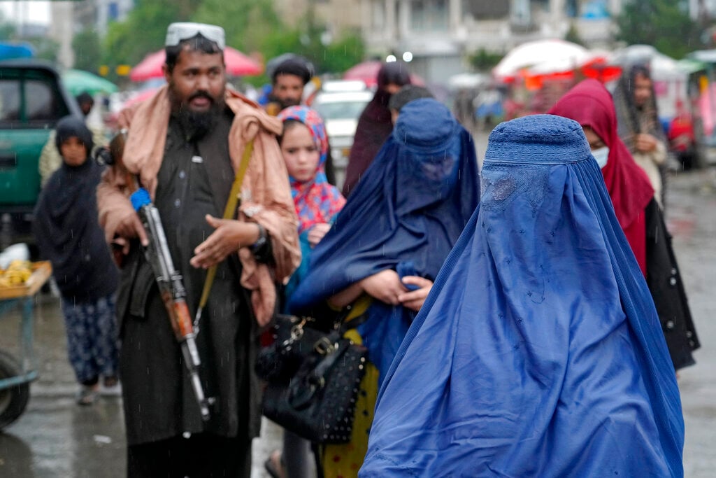 Afghan supreme leader says women ‘saved from oppression’ by Taliban