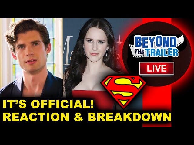 Superman Legacy Cast CONFIRMED - David Corenswet, Rachel Brosnahan is Lois Lane - James Gunn 2025
