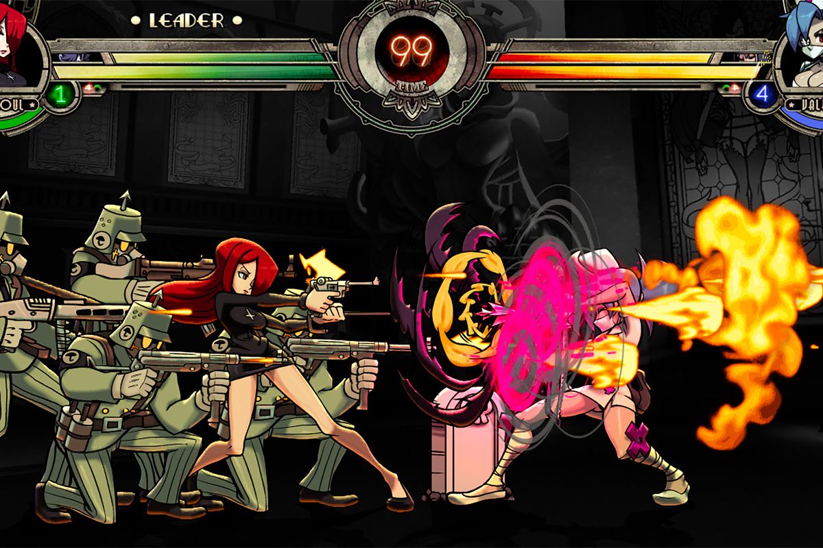 Skullgirls update cleans up its Nazi-inspired imagery, lurid panty shots