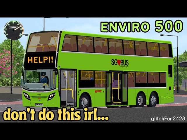 【OMSI DON'T DO THIS IRL... SG❤️BUS ADL Enviro Abusing! (Throttle Pumping, Handbrake Play)
