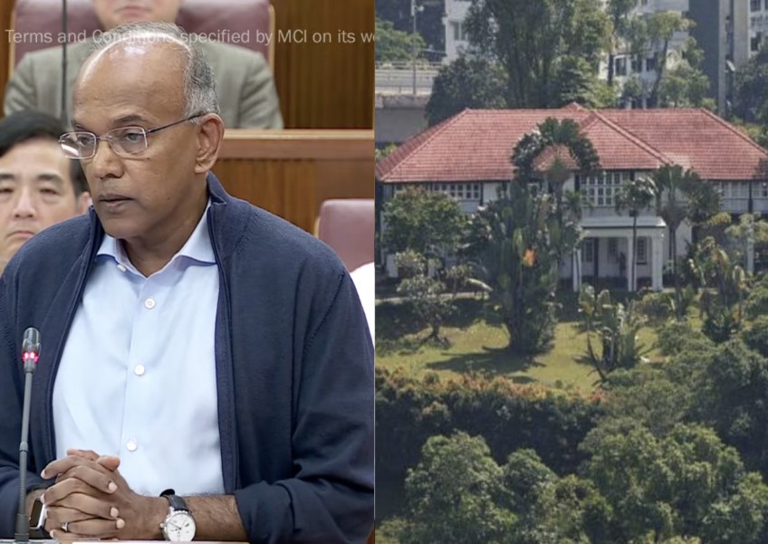 Shanmugam reveals why he moved from GCB to rental black-and-white house on Ridout Road