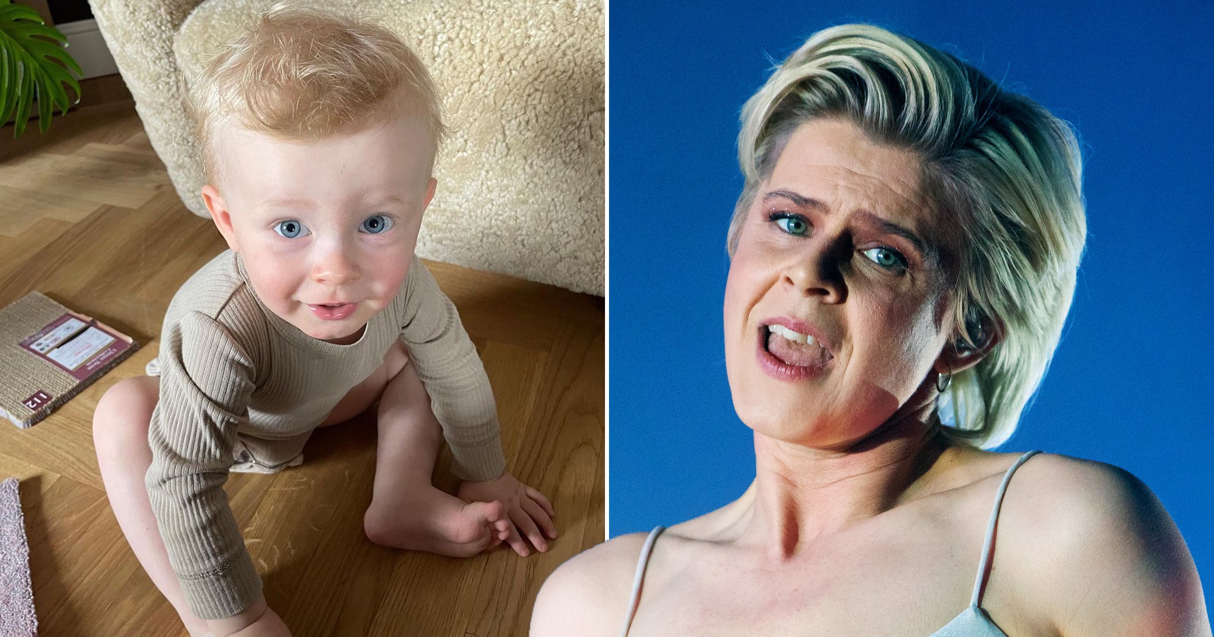 Pop star Robyn seemingly introduces fans to her child after welcoming secret baby last year