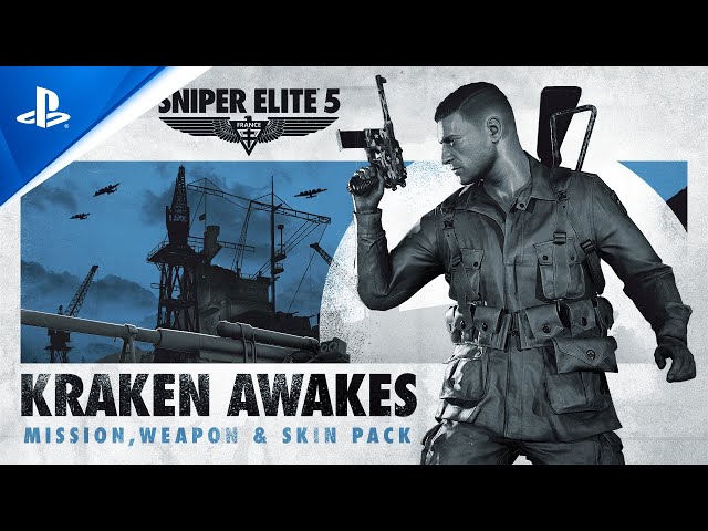 Sniper Elite 5 - Kraken Awakes Mission, Weapon & Skin Pack Trailer | PS5 & PS4 Games