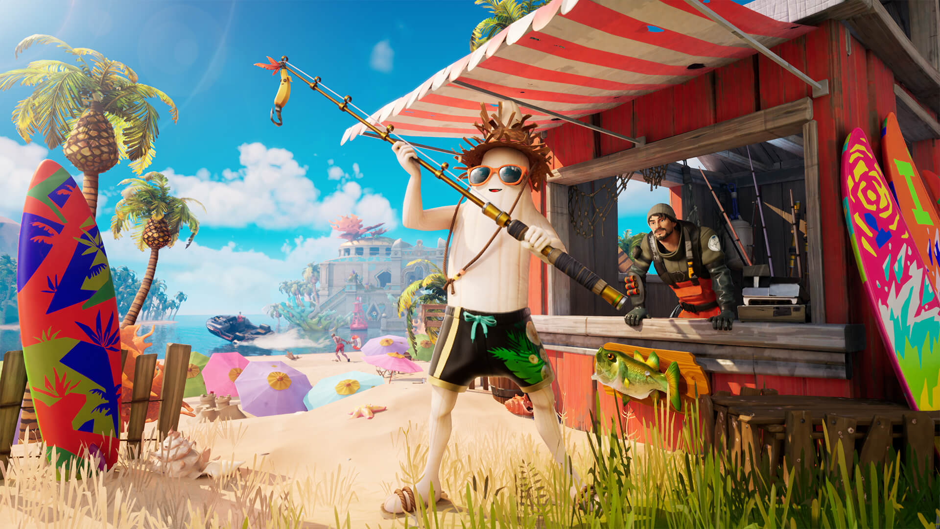 Fortnite Summer Escape: where to find bananas, apples and coconuts