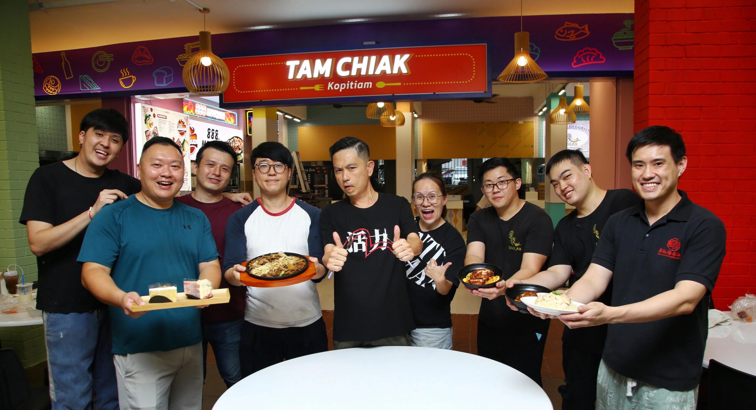 Chew Chor Meng Opens Coffeeshop in Hougang, With Miss Tam Chiak As One of the Partners