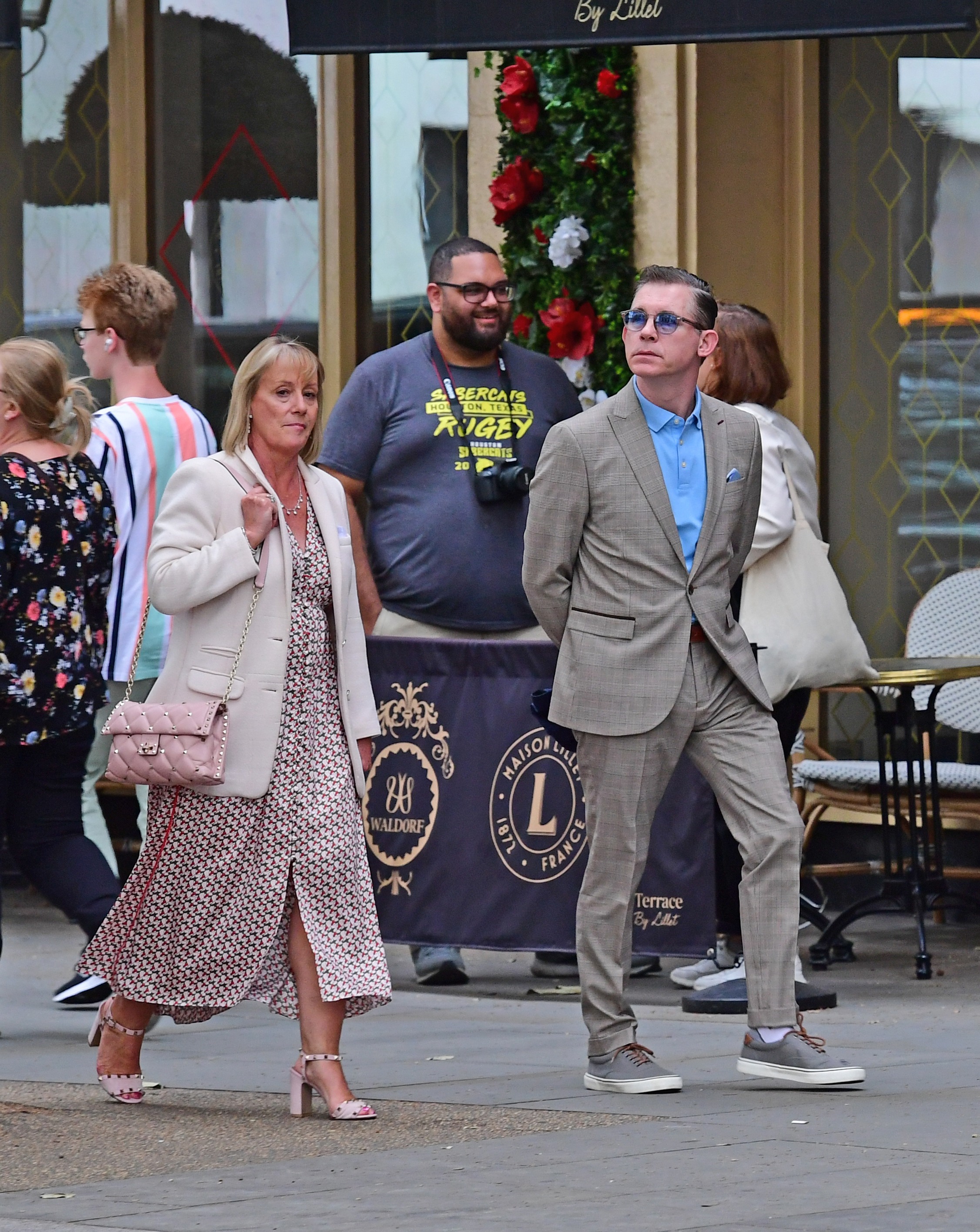Lee Evans seen in public for first time in years since retiring from comedy