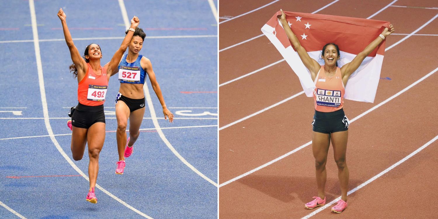 Shanti Pereira wins gold in asian athletics championships 100m event, breaks national record again