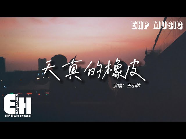 王小帅 - 天真的橡皮『人生吶 能不能放过我这一次，下辈子我只想做个不会长大的孩子。』【动态歌词/Vietsub/Pinyin Lyrics】