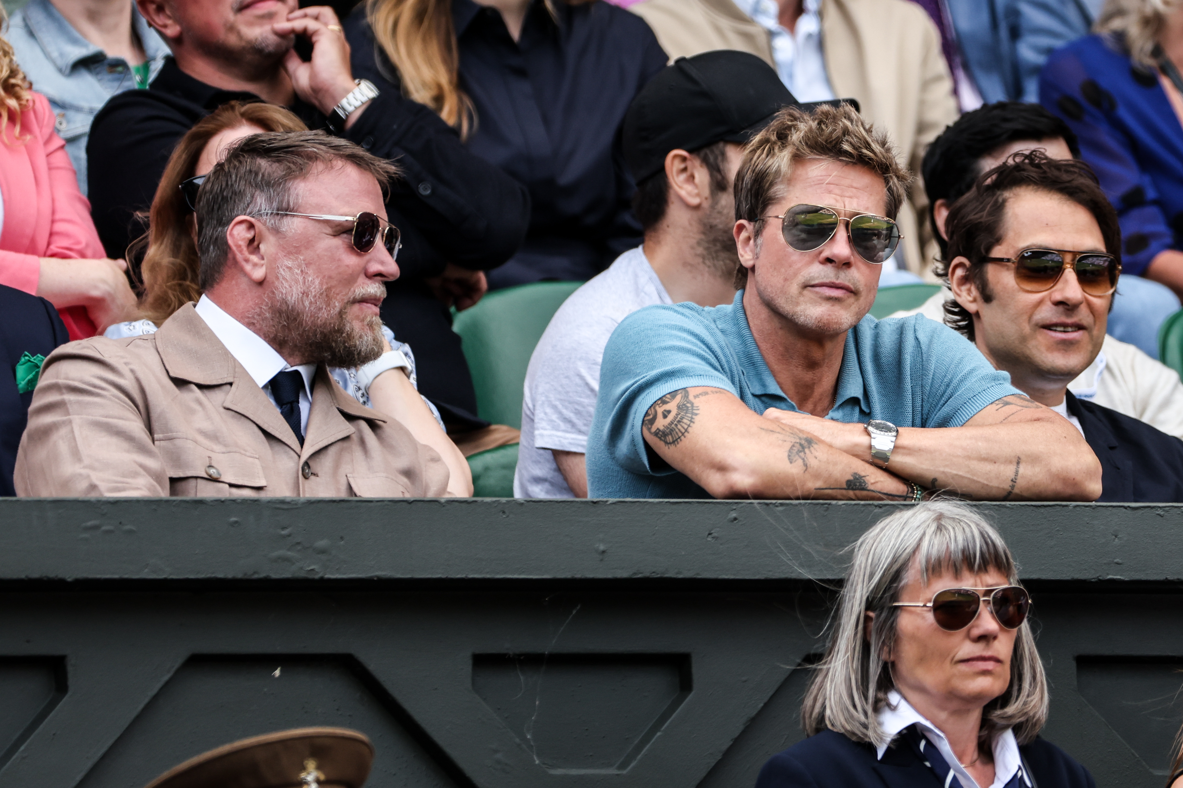 Fans are shocked at Brad Pitt’s age after photos of him at Wimbledon go viral