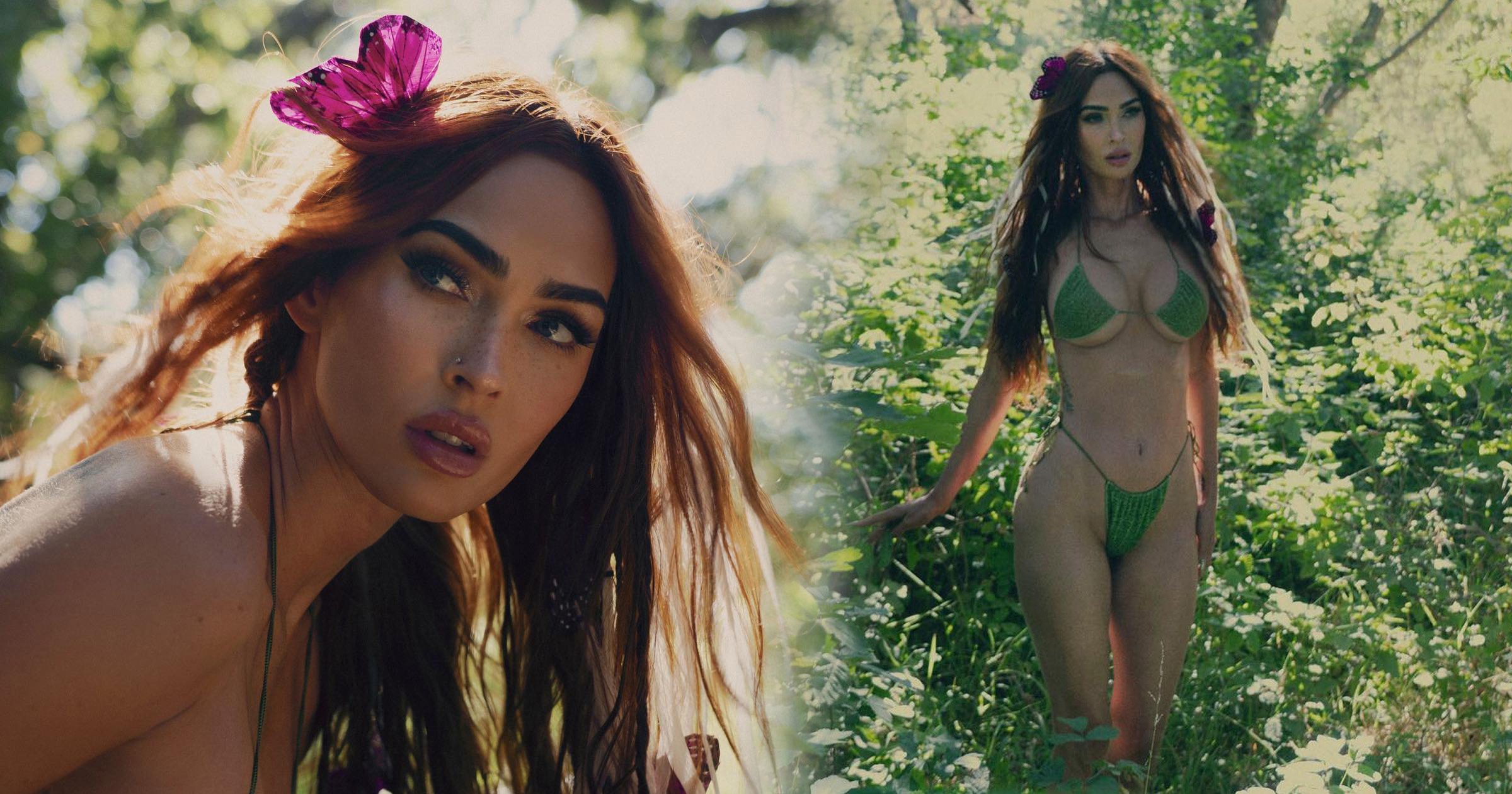 Megan Fox rocks eye-wateringly tiny bikini in new sultry jungle photoshoot