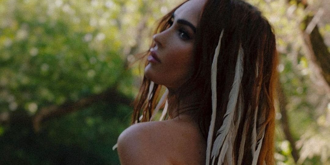 Megan Fox Is Ethereal in a Drenched Wet Cottagecore Dress