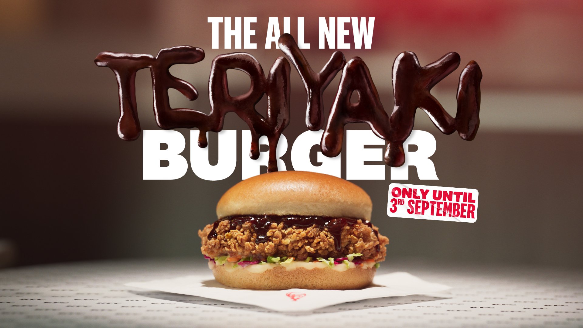 KFC launches teriyaki burger and bites for an end-of-summer treat