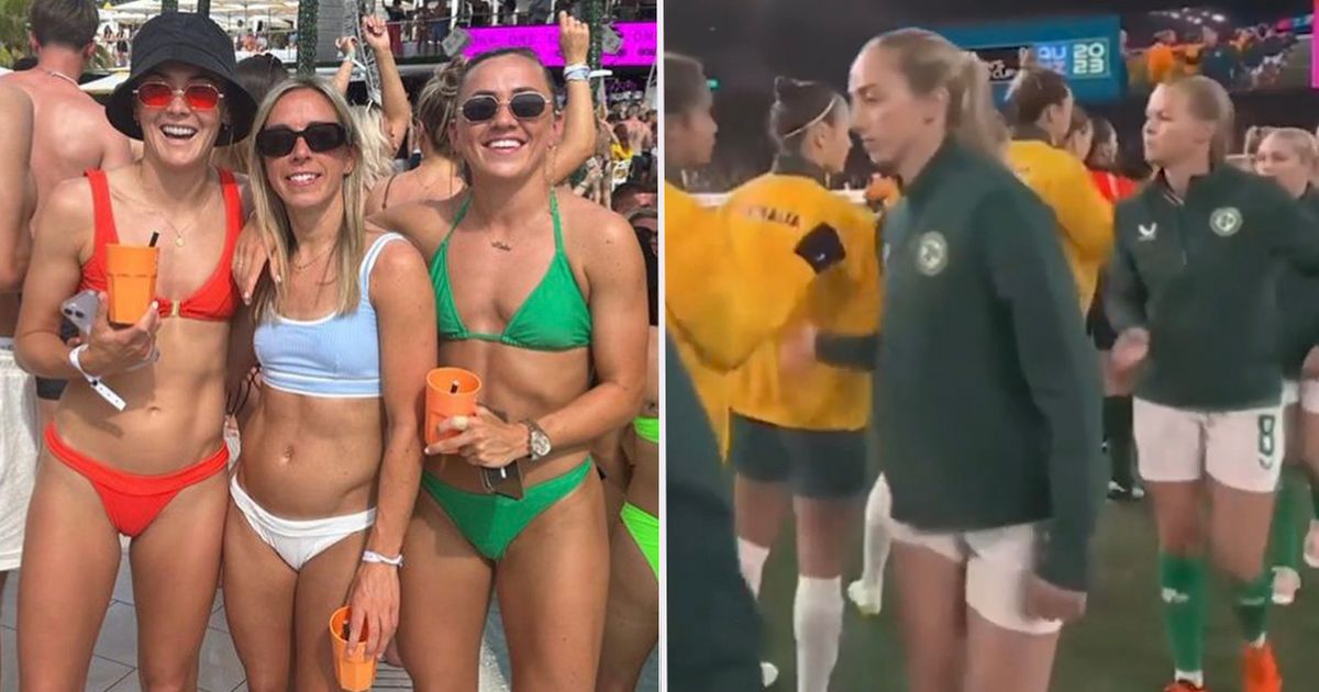 Women's World Cup star snubs handshake with rival after she went on holiday with her ex