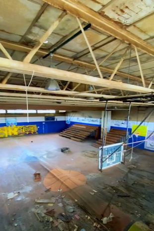 Inside abandoned school that resembles chilling Upside Down from Stranger Things