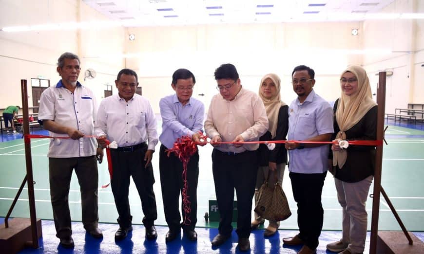 New features light up badminton court at MPKK hall in Bandar Cassia