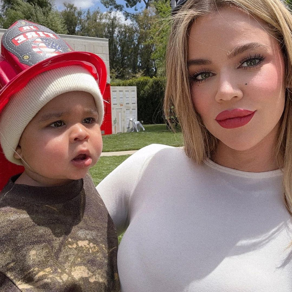 Khloe Kardashian’s Son Tatum Is Fast and Furious in Dwayne Johnson Transformation