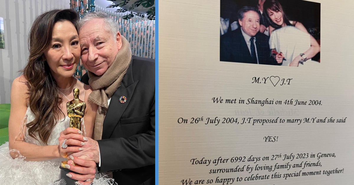 10 Facts About the Michelle Yeoh & Jean Todt Relationship, Who Just Got Married After Being Engaged for 19 Years