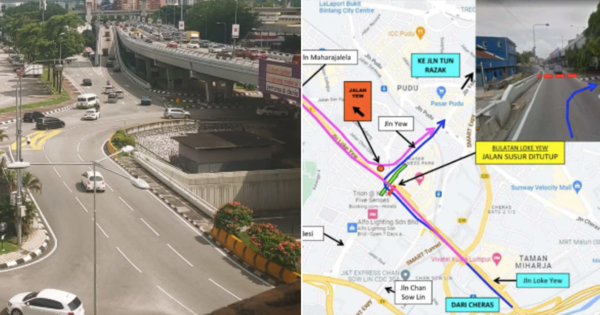 Loke Yew Roundabout To Close For A Year Starting 5 August — Here Are Other Routes To Use