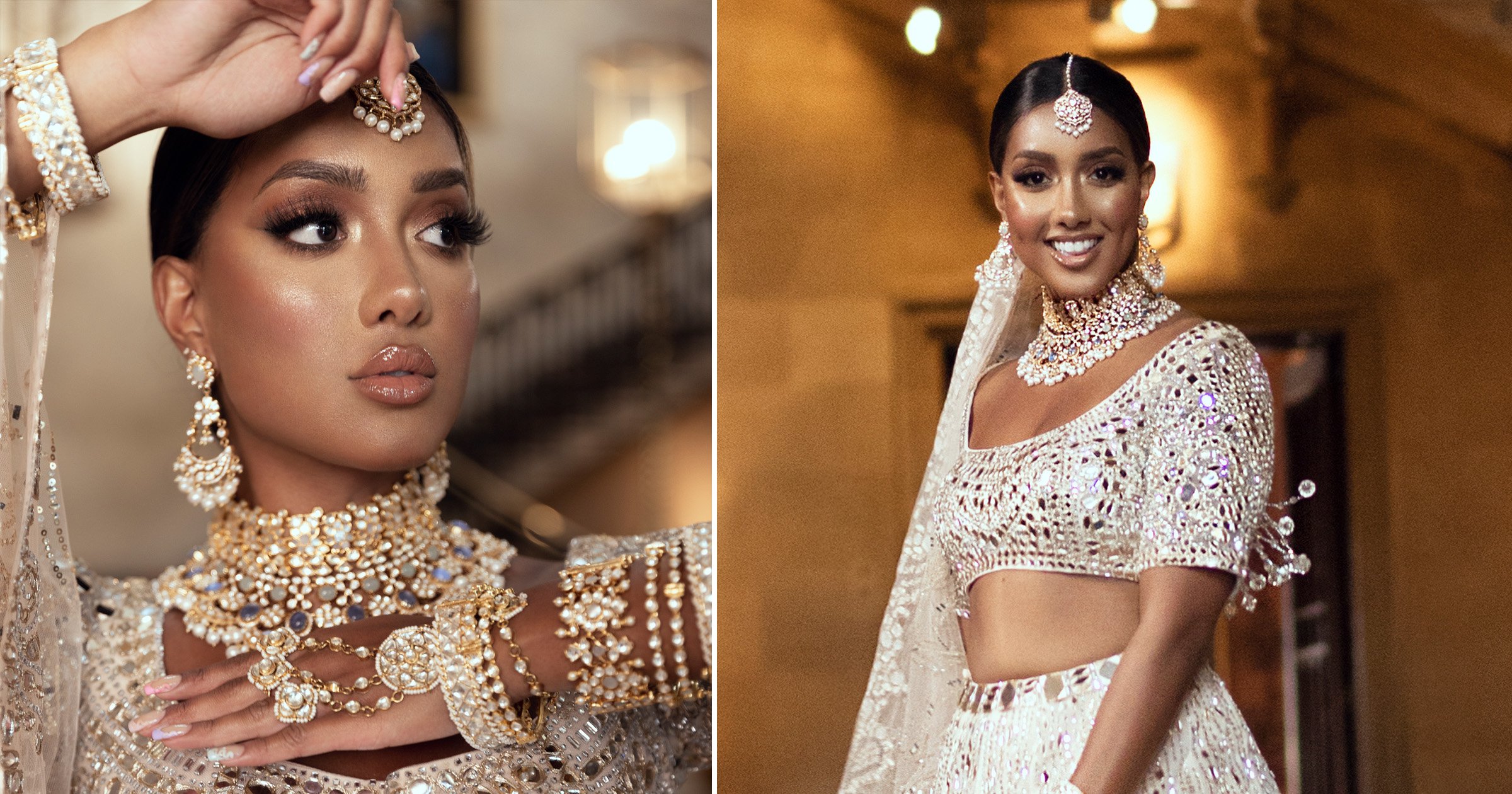 Sanam Harrinanan stuns in Indian bridalwear as she opens up on embracing heritage after Love Island win