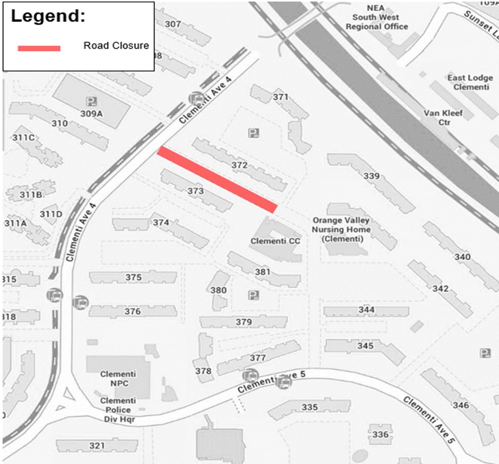 Traffic Arrangements For Clementi National Day Celebrations 2023