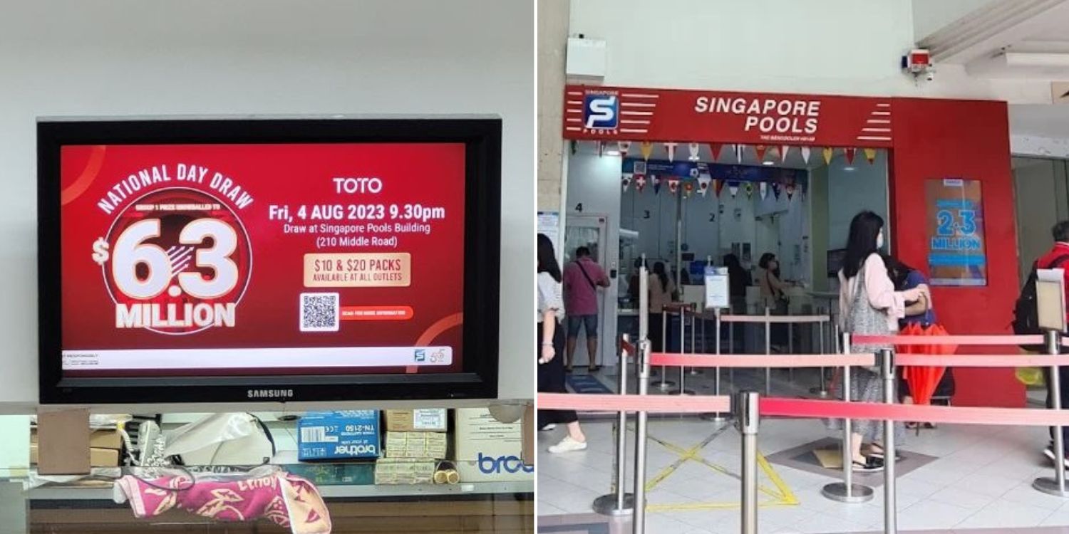 S$7.3M toto national day jackpot Split among 3 winners, each brought home over s$2.4M
