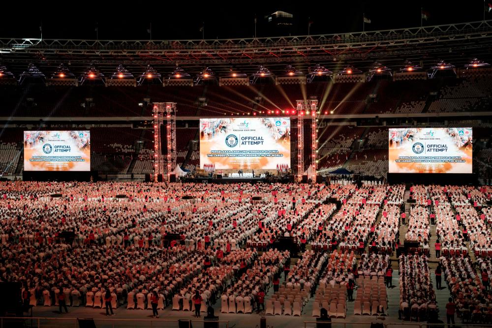 Indonesia sets world record for largest angklung performance