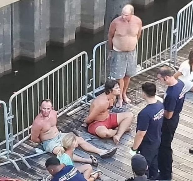 Alabama boat fight video in full shows chair thrown in Montgomery riverfront brawl