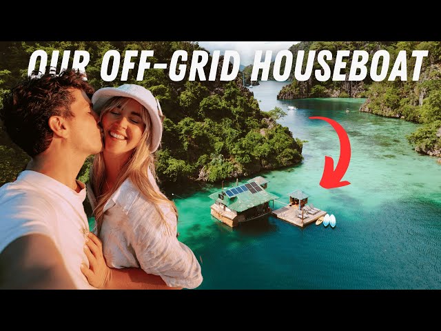 Living on a Houseboat in the Philippines (Our families hidden off-grid home)