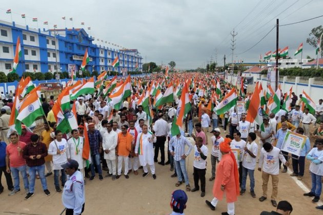 "Will pay tribute to Bhagat Singh by hoisting Tiranga in Lahore": BJP MLA Rameshwar Sharma during Tiranga Yatra in Bhopal